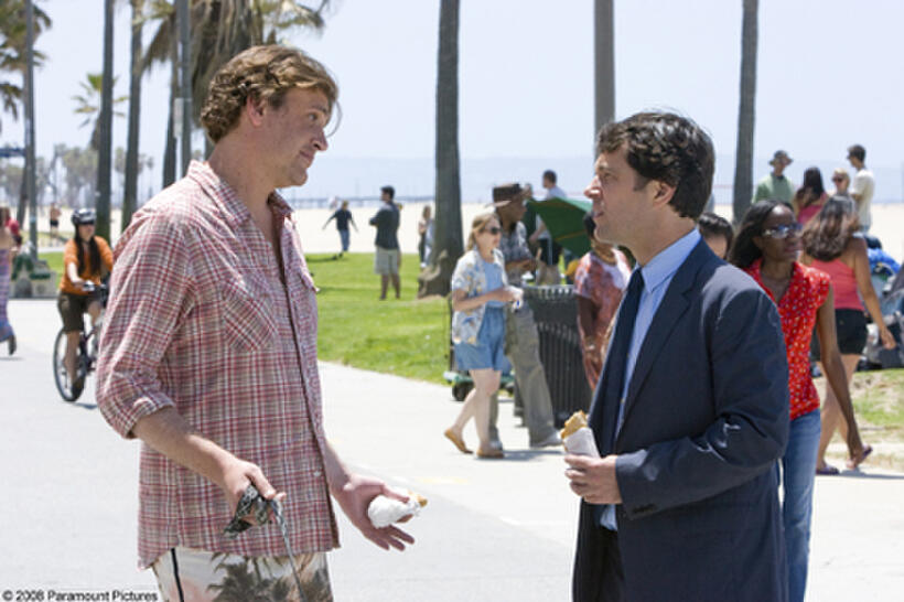 Jason Segel as Sydney and Paul Rudd as Peter in "I Love You, Man."