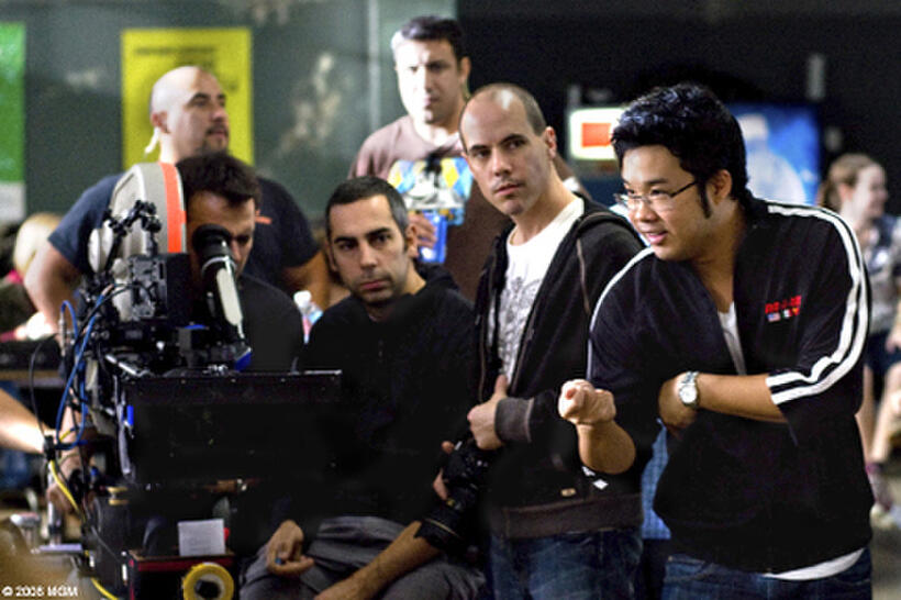 Director Kevin Tancharoen on the set of "Fame."