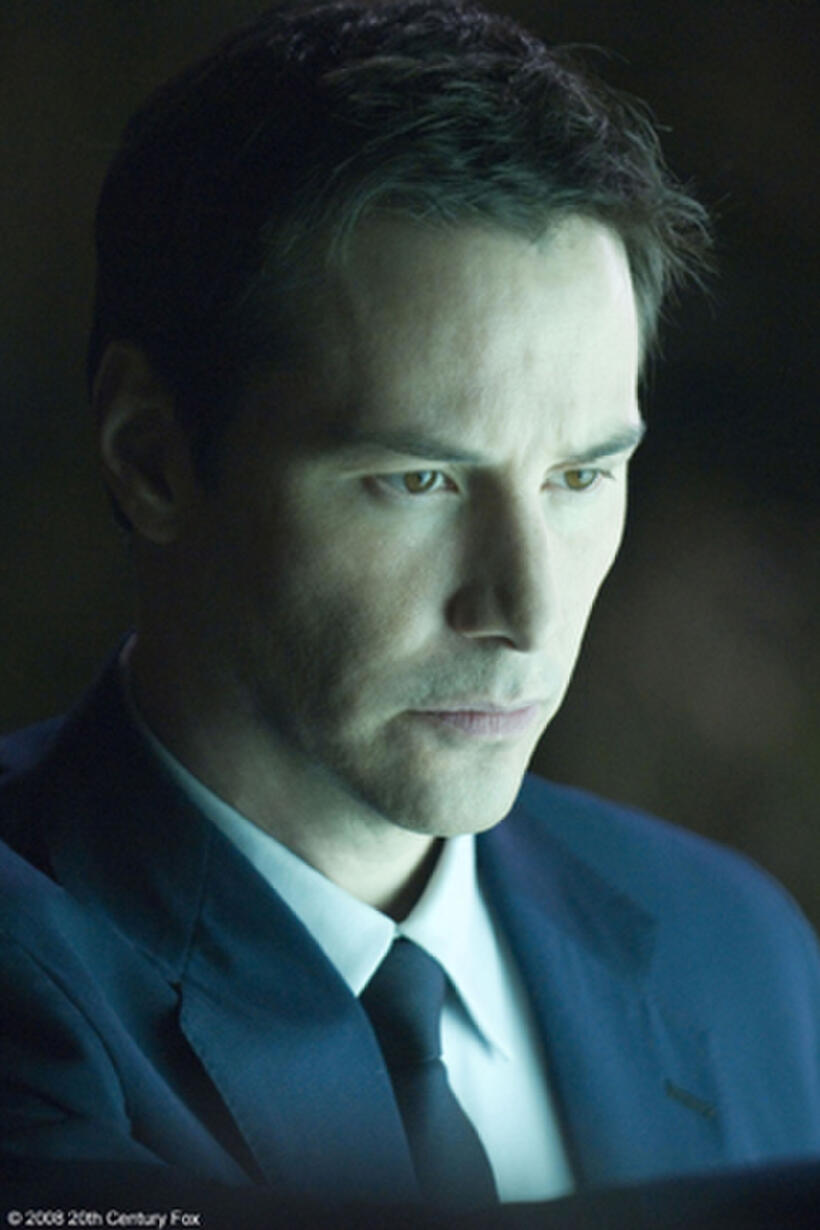 Keanu Reeves as Klaatu in "The Day the Earth Stood Still."