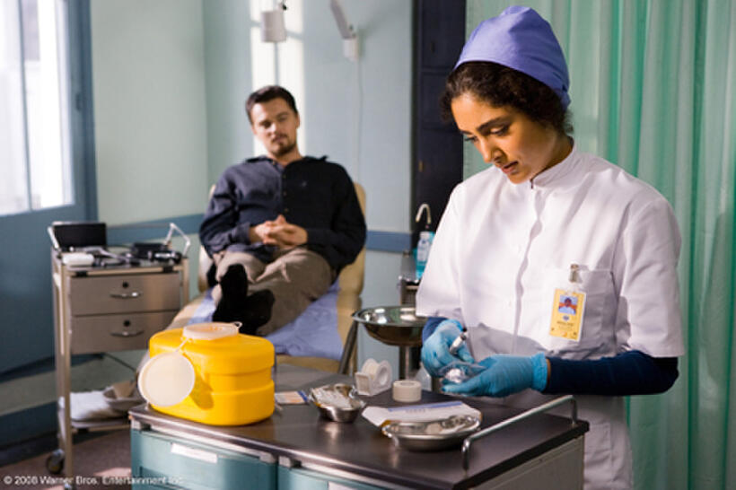 Leonardo DeCaprio as Roger Ferris and Golshifteh Farahani as Aisha in "Body of Lies."
