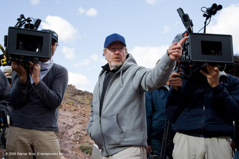 Director Ridley Scott on location for "Body of Lies."
