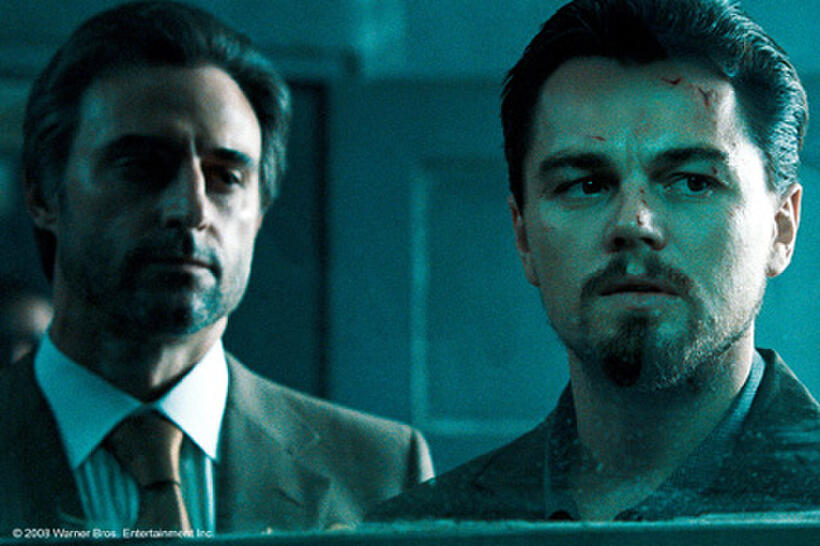 Mark Strong as Hani and Leonardo DiCaprio as Roger Ferris in "Body of Lies."