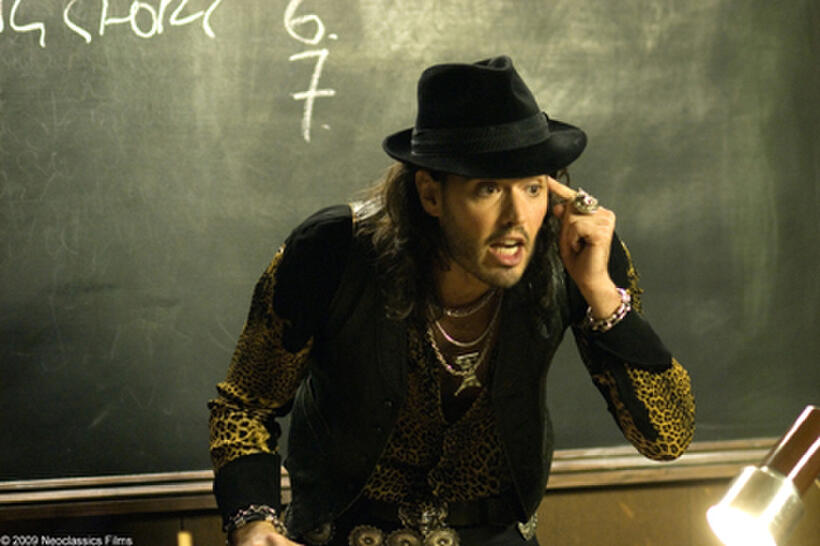 Russell Brand as Flash in "St. Trinian's."