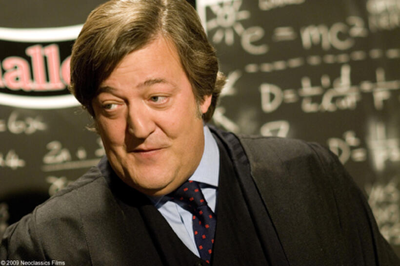 Stephen Fry as himself in "St. Trinian's."