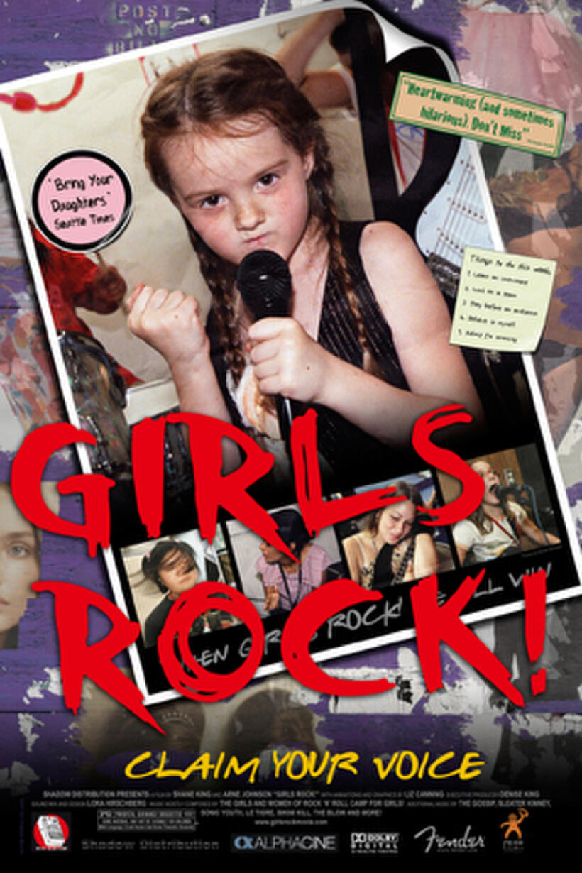 Poster art for "Girls Rock!"