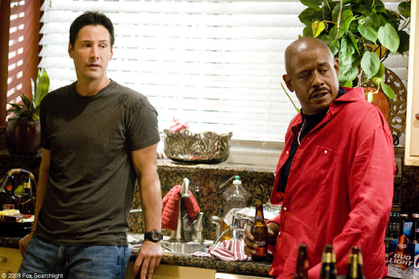 Keanu Reeves and Forest Whitaker in "Street Kings."