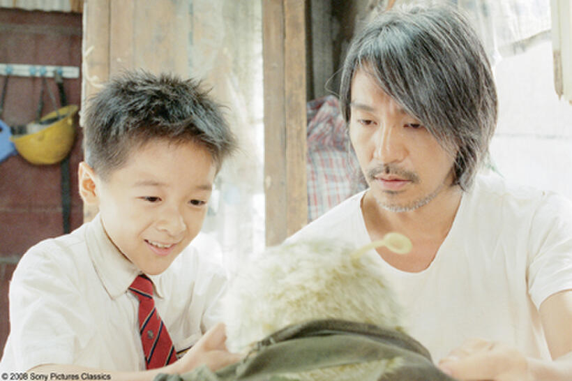 Xu Jiao and Stephen Chow in "CJ7."