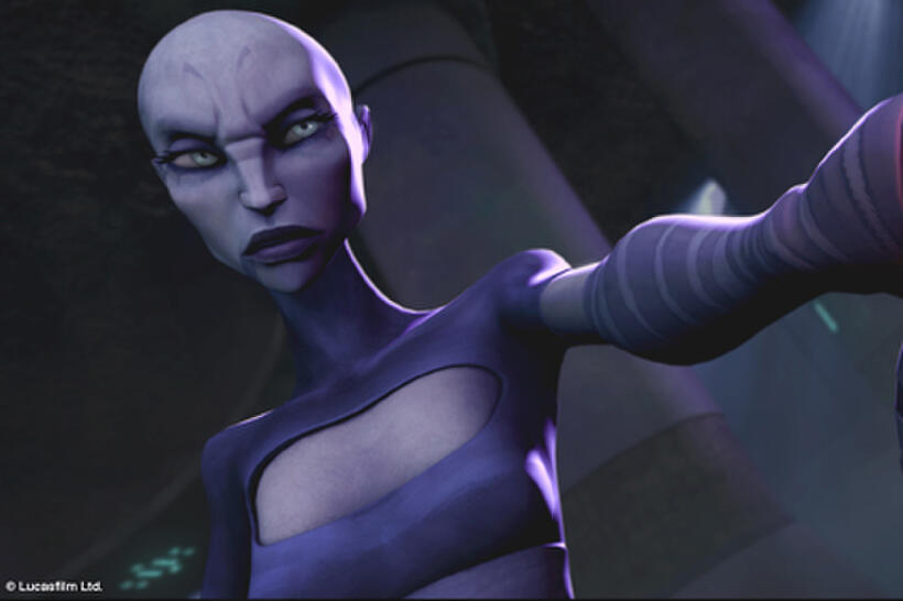 Asajj Ventress in "Star Wars: The Clone Wars."