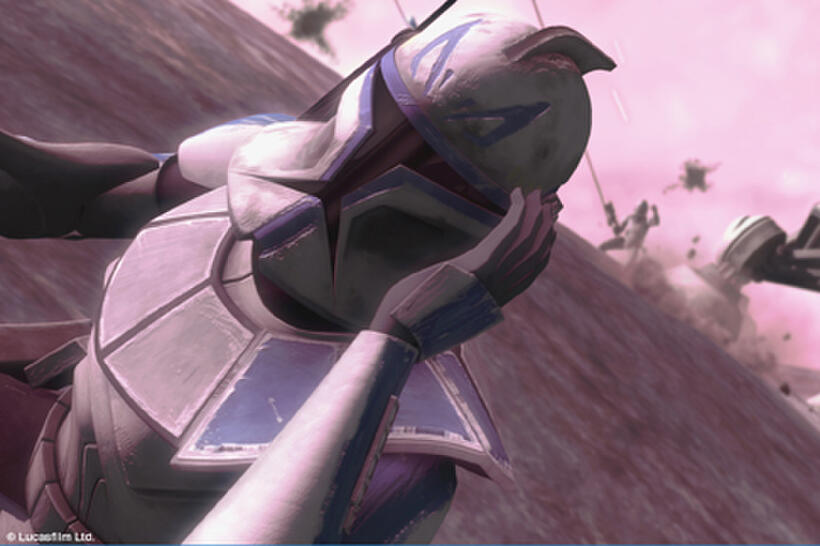 A scene from "Star Wars: The Clone Wars."
