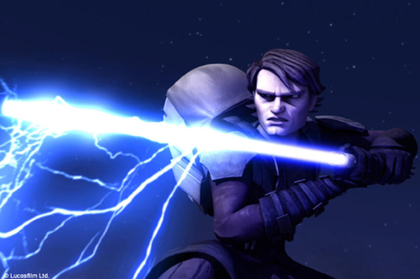 Heroic Anakin Skywalker in "Star Wars: The Clone Wars."