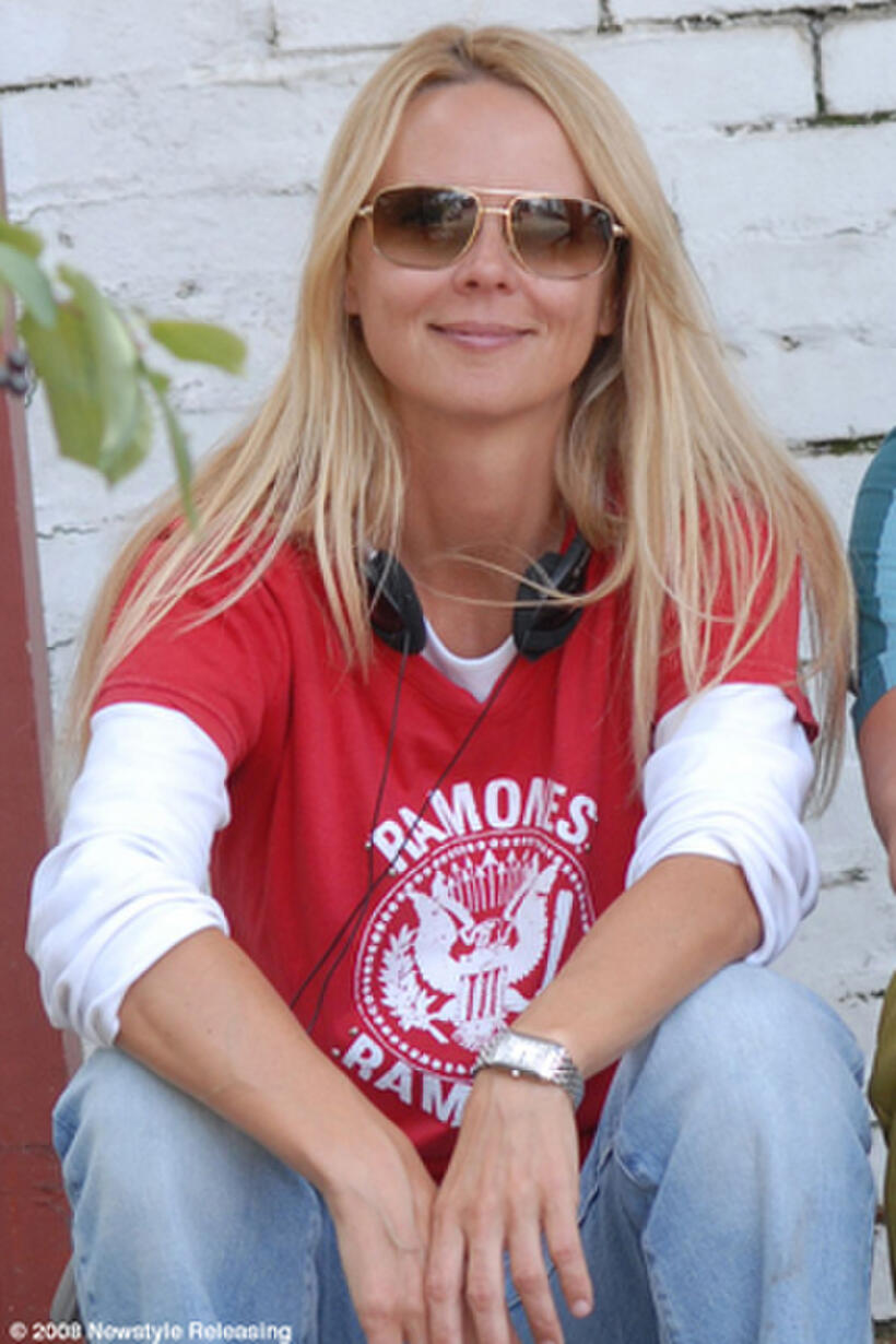 On the set of "A Plumm Summer."