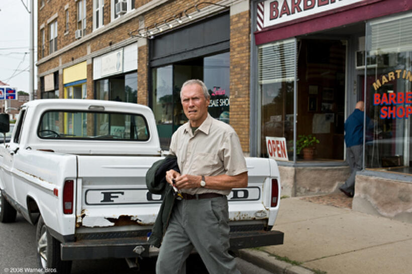 Clint Eastwood as Walt Kowalski in "Gran Torino."