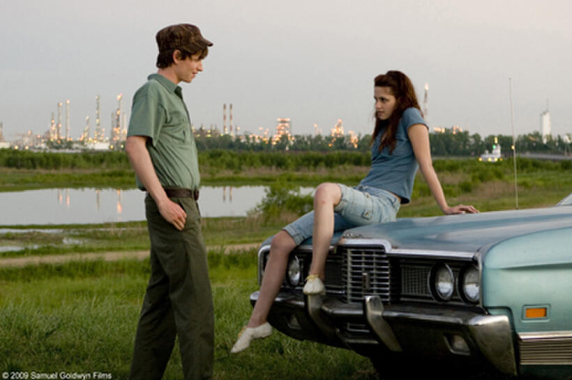 Eddie Redmayne as Gordy and Kristen Stewart as Martine in "The Yellow Handkerchief."