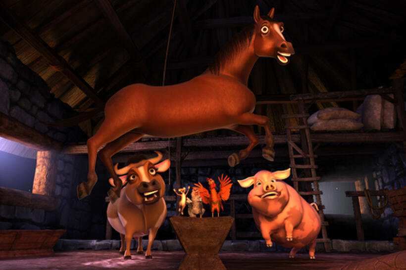 Esmay, Monty, Horace, Drake, Helda and Slink in ``The Lion of Judah.''