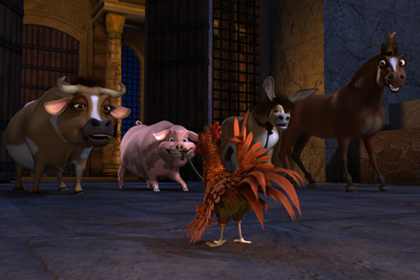 Esmay, Horace, Drake, Jack and Monty in ``The Lion of Judah.''