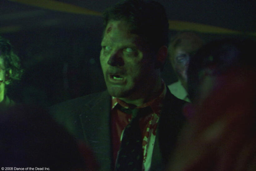 Lance Herst as a zombie in "Dance of the Dead."