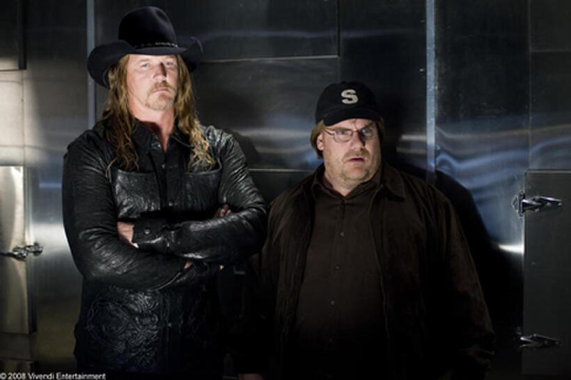 Trace Adkins as The Grim Reaper and Kevin Farley as Michael Malone in "An American Carol."