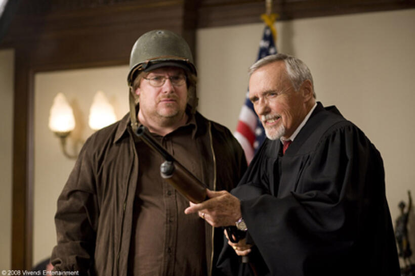 Kevin Farley and Dennis Hopper star in "An American Carol."