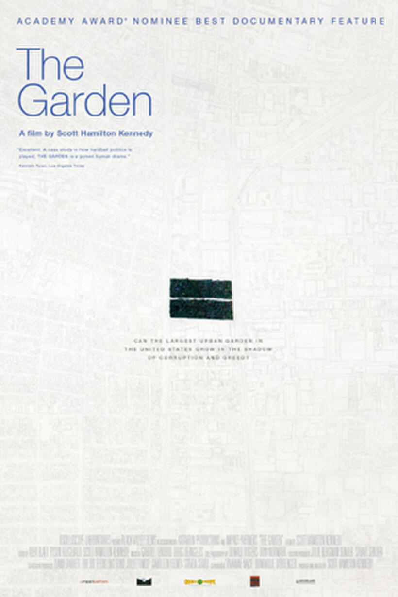 Poster art for "The Garden."