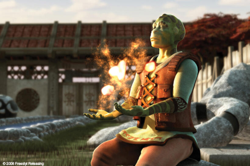 Elder Marley (voice of Michael Clarke Duncan) in "Delgo."