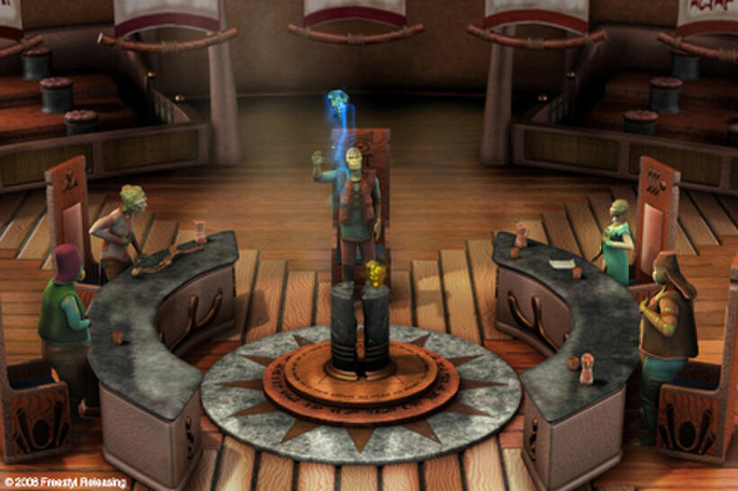 Elder Marley (voice of Michael Clarke Duncan) in "Delgo."