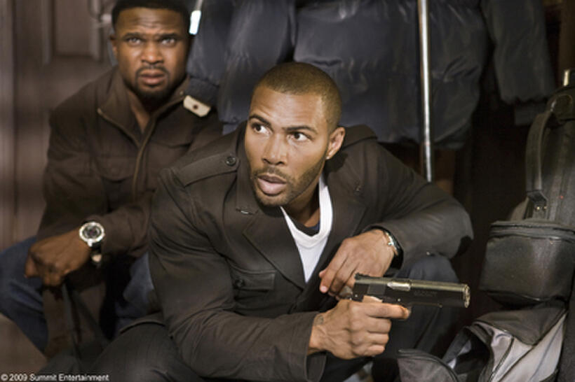 Darius McCrary as Buddy and Omari Hardwick as Shavoo in "Next Day Air."