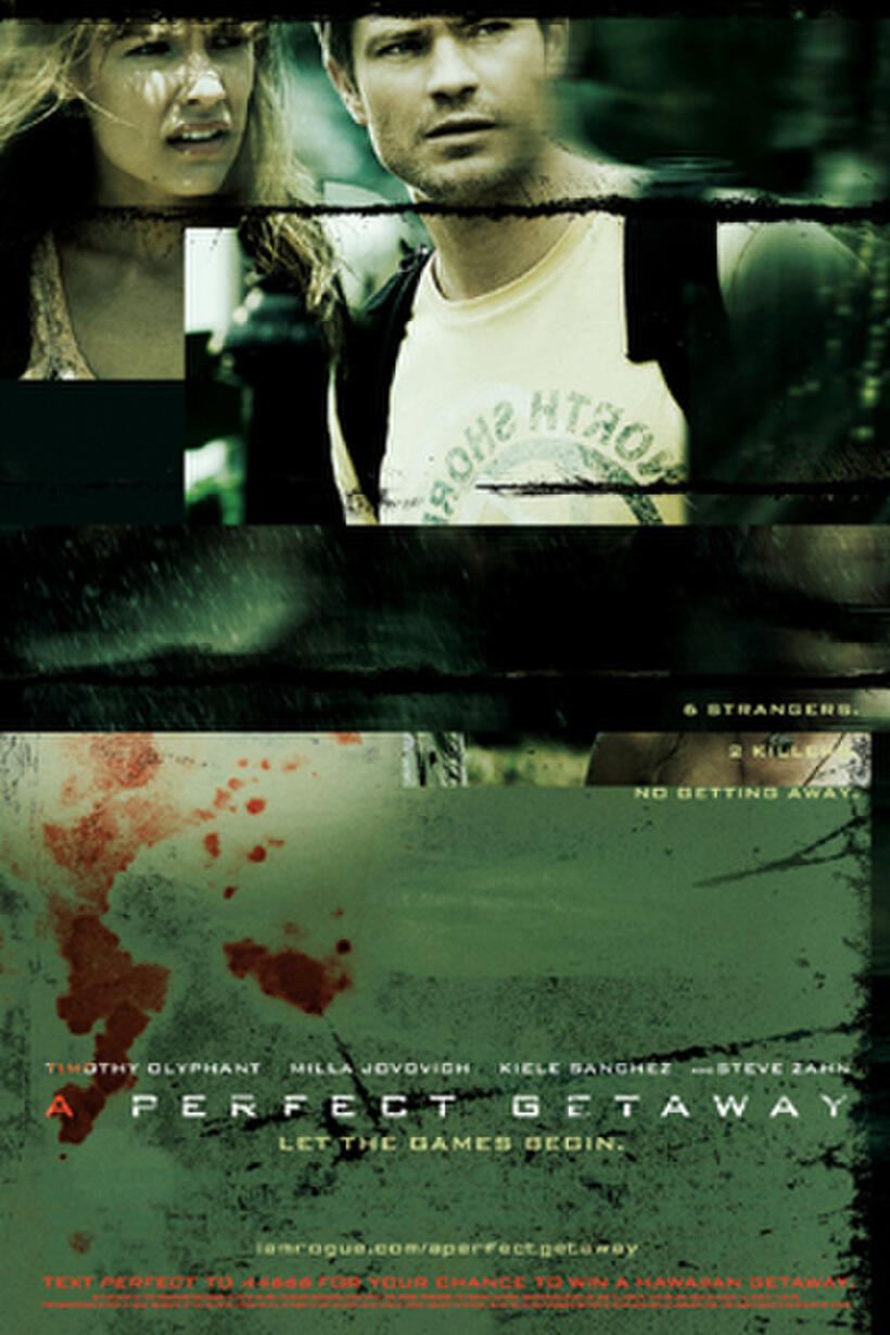 Poster art for "A Perfect Getaway."