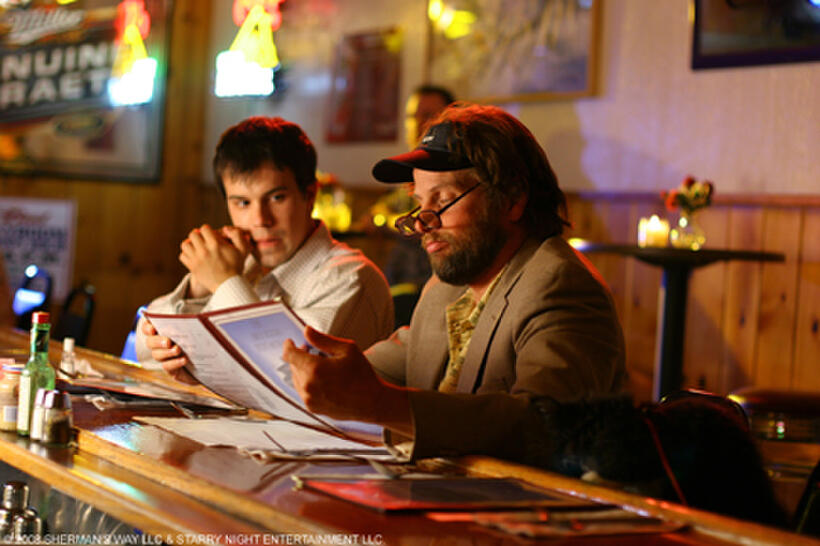 Michael Shulman as Sherman and James LeGros as Palmer in "Sherman's Way."