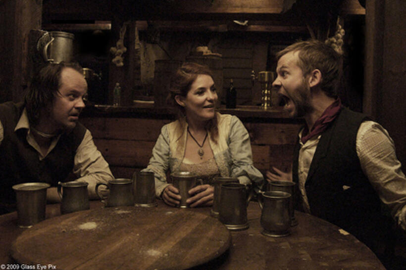 Larry Fessenden as Willie Grimes, Brenda Cooney as Fanny Bryers and Dominic Monaghan as Arthur Blake in "I Sell the Dead."