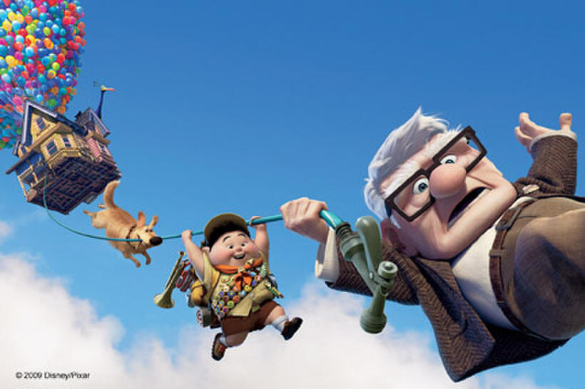 Dug, Russell and Carl in "Up."