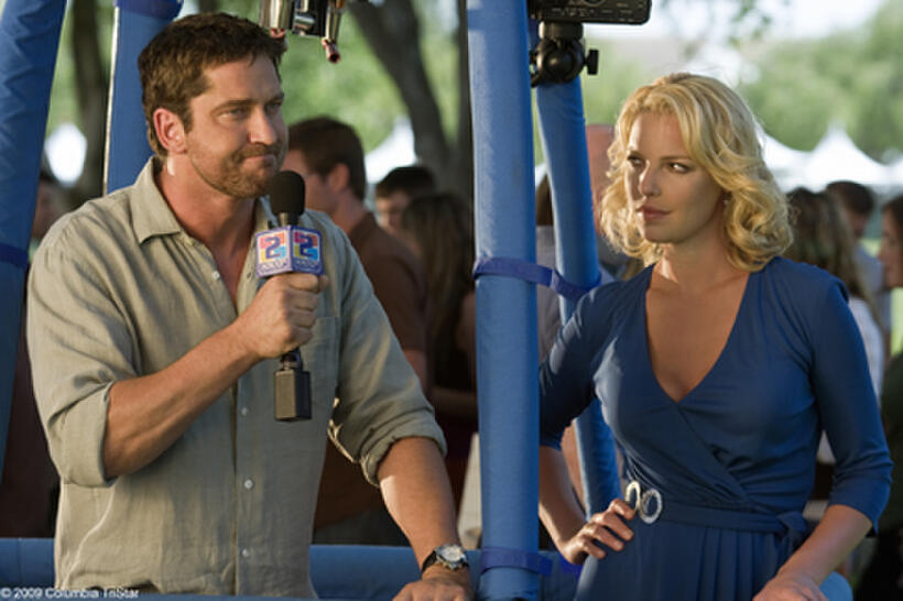 Gerard Butler as Mike and Katherine Heigl as Abby in "The Ugly Truth."