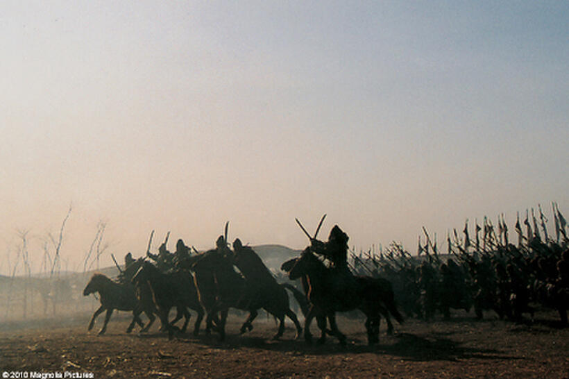 A scene from the film "The Warlords."
