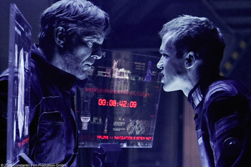  Dennis Quaid as Payton and Cam Gigandet as Gallo in "Pandorum."