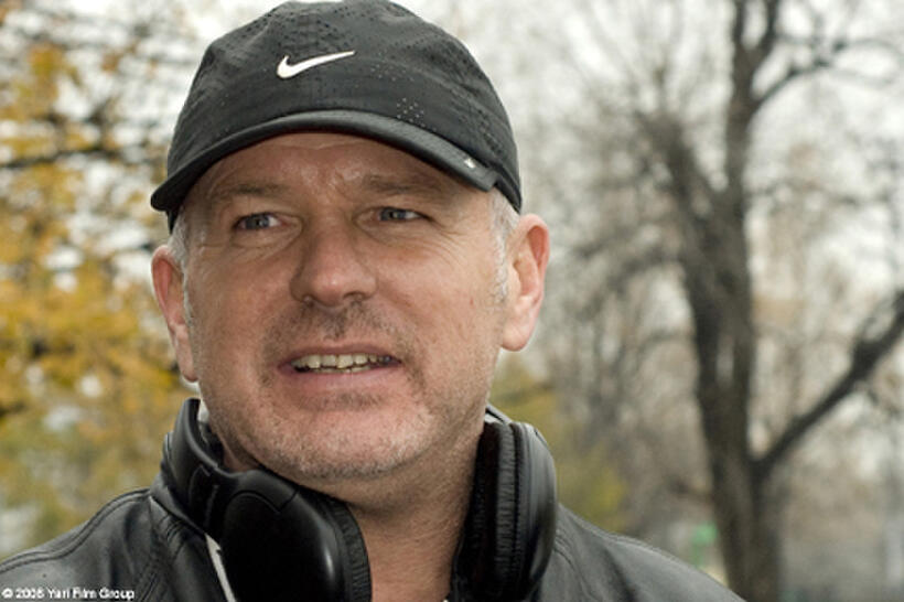 Director Brian Goodman on the set of "What Doesn't Kill You."