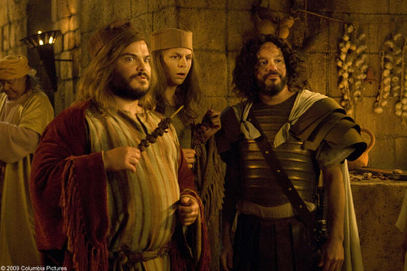 Jack Black as Zed, Michael Cera as Oh and David Cross as Cain in "Year One."