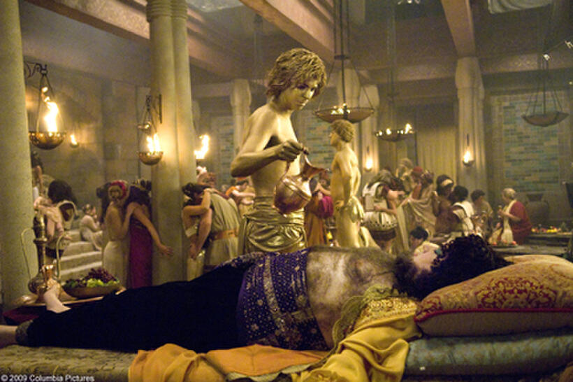 Michael Cera as Oh and Oliver Platt as High Priest in "Year One."