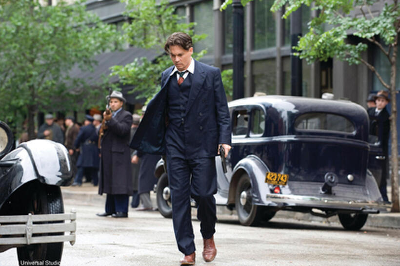 Johnny Depp as John Dillinger in "Public Enemies."