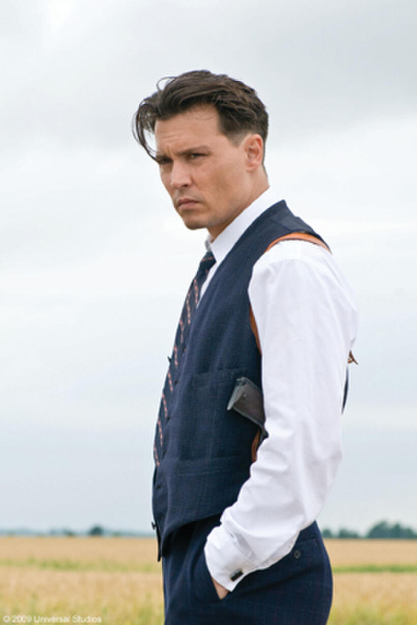 Johnny Depp as John Dillinger in "Public Enemies."