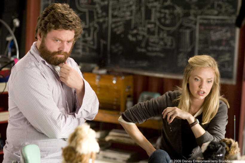 Zach Galifianakis as Ben and Kelli Garner as Marci in "G-Force."