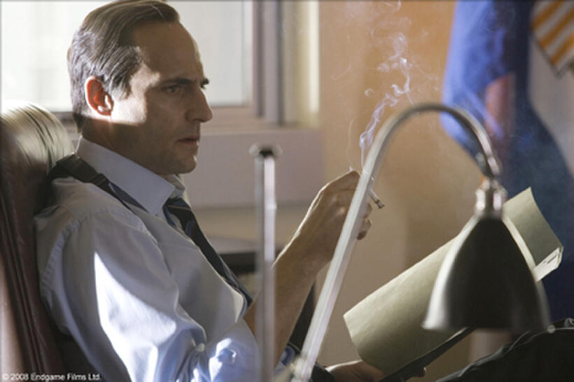 Mark Strong as Dr. Barnard in "Endgame."