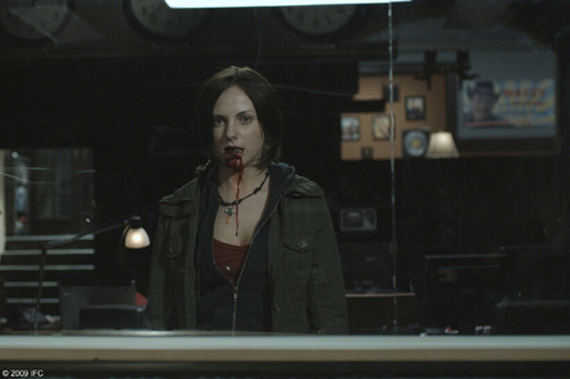 Georgina Reilly as Laurel Ann in "Pontypool."