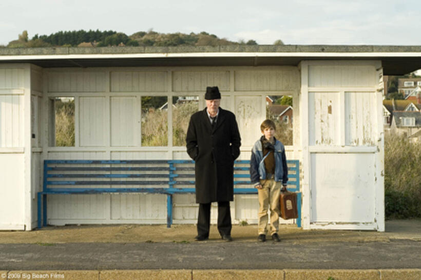 Michael Caine as Clarence and Bill Milner as Edward in "Is Anybody There?"
