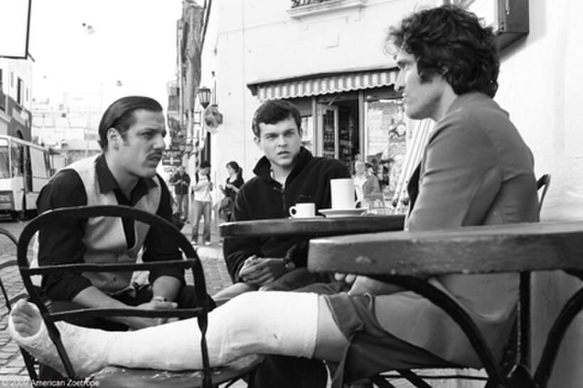 Rodrigo De la Serna as Jose, Alden Ehrenreich as Bennie and Vincent Gallo as Tetro in "Tetro."