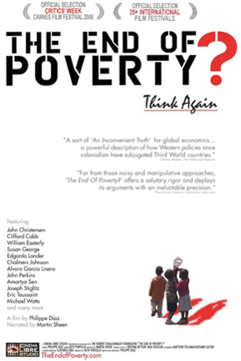 Poster art for "The End of Poverty?"