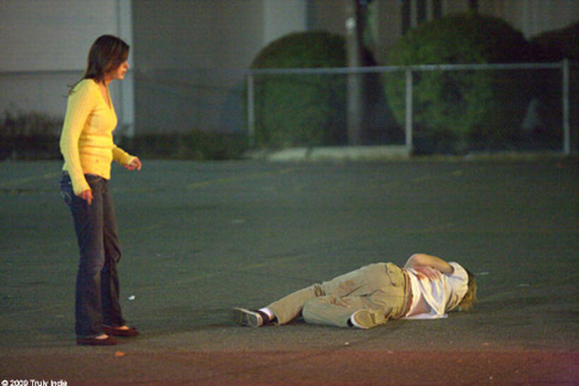 Peyton List as Mel in "Shuttle."