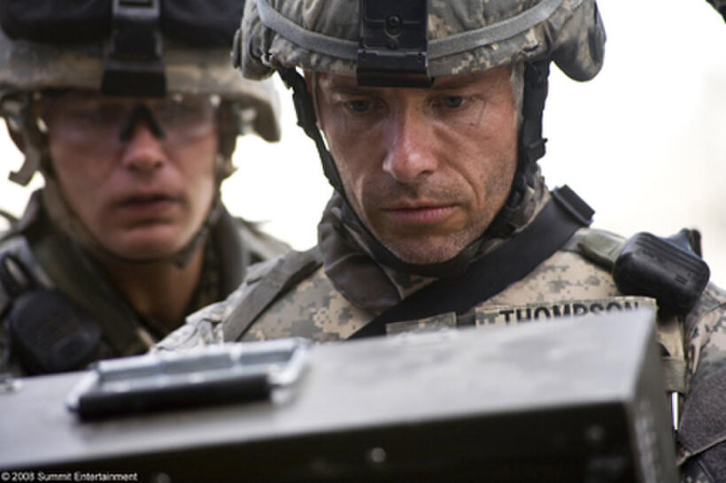 Guy Pearce as Sgt. Matt Thompson in "The Hurt Locker."