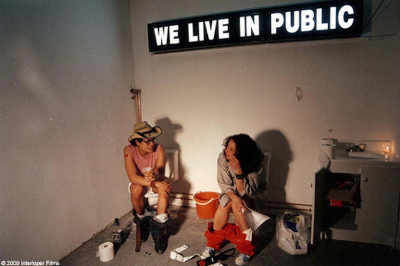 A scene from the film "We Live in Public."