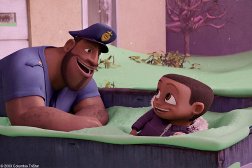 Earl Devereaux and Cal Devereaux in "Cloudy With a Chance of Meatballs."