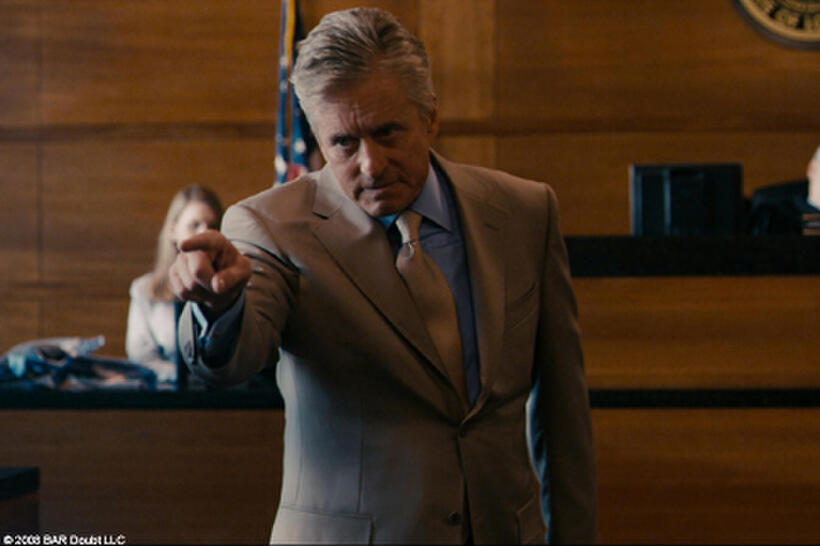 Michael Douglas as Mark Hunter in "Beyond a Reasonable Doubt."