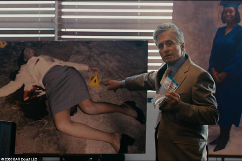Michael Douglas as Mark Hunter in "Beyond a Reasonable Doubt."